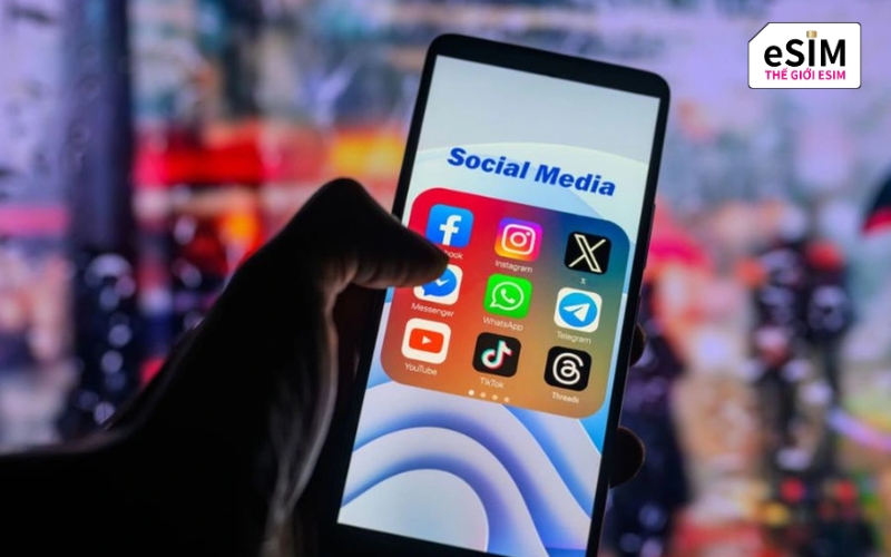 eSIM 5G Hàn Quốc hỗ trợ TikTok, ChatGPT, Facebook, Maps và nhiều ứng dụng khác